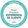 Sello Mejor proyecto experiencia de cliente 2025